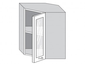 1.60.3у Шкаф настенный (h=720) угловой на 600мм со стекл. дверцей в Советском - sovetskij.магазин96.com | фото