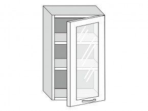 19.50.3 Шкаф настенный (h=913) на 500мм с 1-ой стекл. дверцей в Советском - sovetskij.магазин96.com | фото