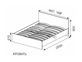 Кровать 1600х2000 ортопедическое основание в Советском - sovetskij.магазин96.com | фото