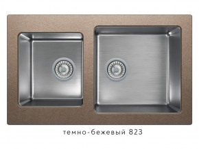 Мойка комбинированная Tolero twist TTS-840 Темно-бежевый 823 в Советском - sovetskij.магазин96.com | фото