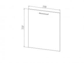 П 60 Комплект для посудомоечной машины 600 мм (цоколь + фасад) ЛДСП в Советском - sovetskij.магазин96.com | фото