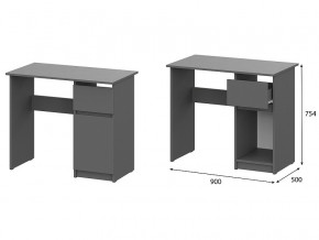 Стол письменный 900 Денвер Графит серый в Советском - sovetskij.магазин96.com | фото